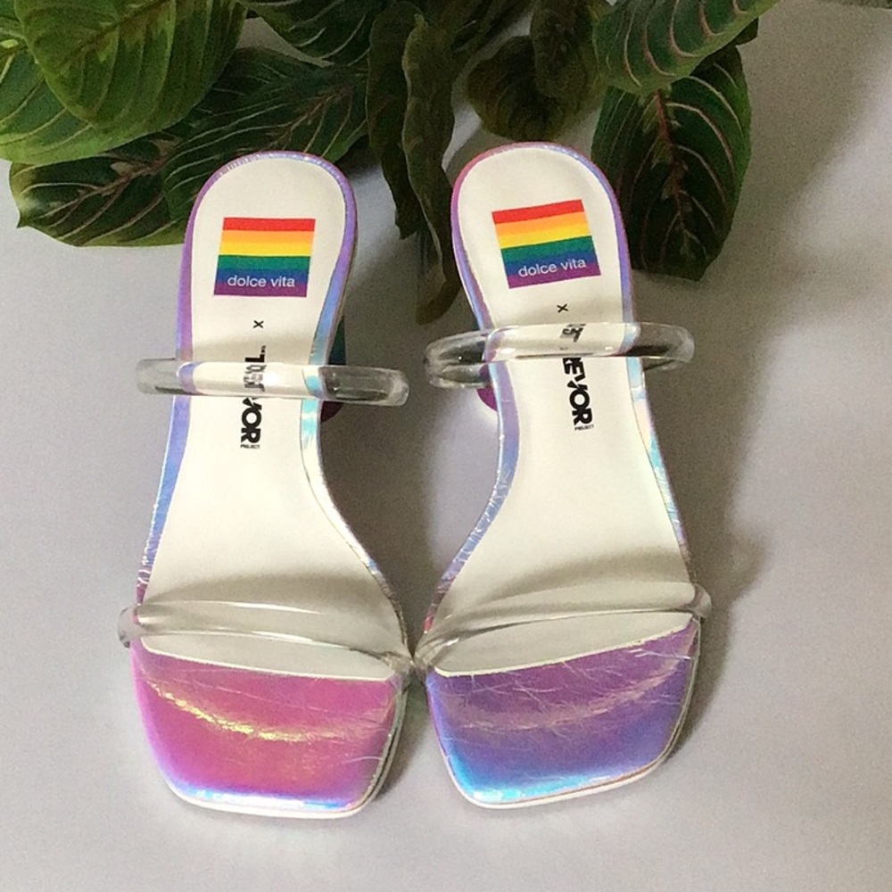 Dolce Vita Rainbow Noles Heels - Picture 7 of 15